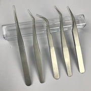 High-Precision Stainless Steel Curved Tweezers for Eyelash Extensions Frugal Finds Galore