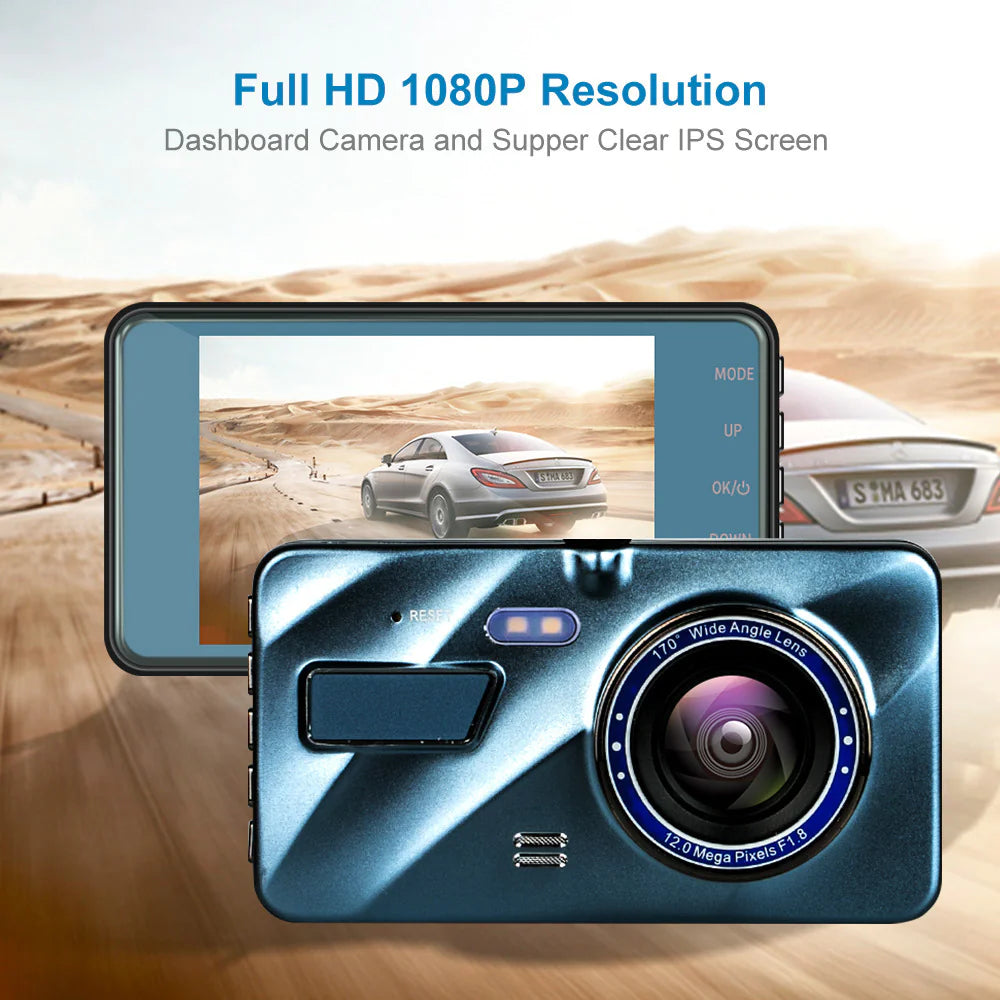 Touch Screen Dash Cam 4"