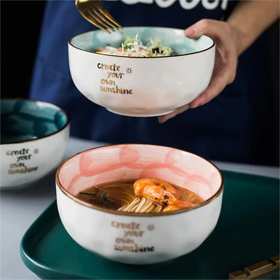 Round Blue Photo Bowl Set Frugal Finds Galore
