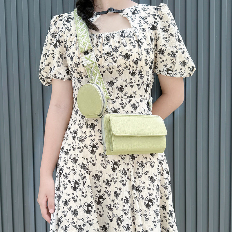 Multi-functional Wide Shoulder Strap Bag