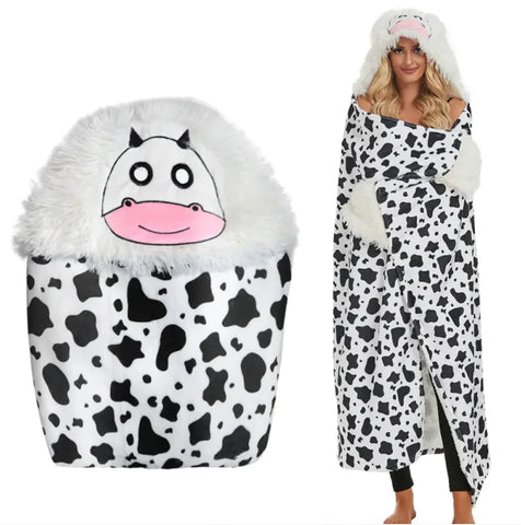 Cozy Critter Hooded Blanket Hoodie Frugal Finds Galore