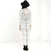 Cross-Border Crochet Long Sun Protection Cardigan Frugal Finds Galore