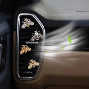 Cute Bee Car Air Freshener Clip with Pearl & Rhinestones Frugal Finds Galore