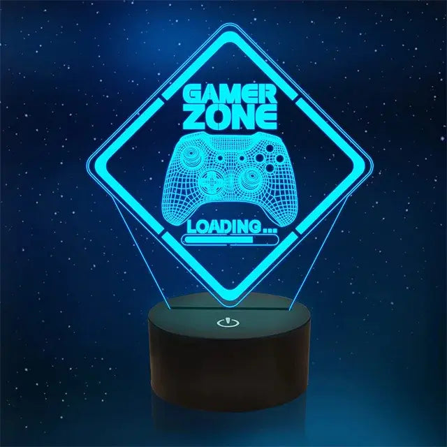 3D LED Gaming Lamp