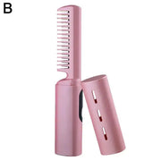Portable 2-In-1 Hair Straightener Comb Frugal Finds Galore