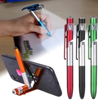 Folding LED Light Touchscreen Pen