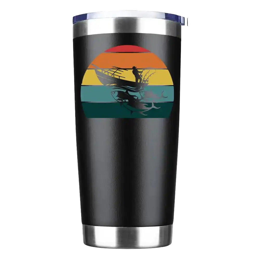 Fishing Boat 20oz Insulated Vacuum Sealed Tumbler