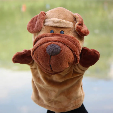 Plush Cartoon Animal Puppets for Early Education Frugal Finds Galore
