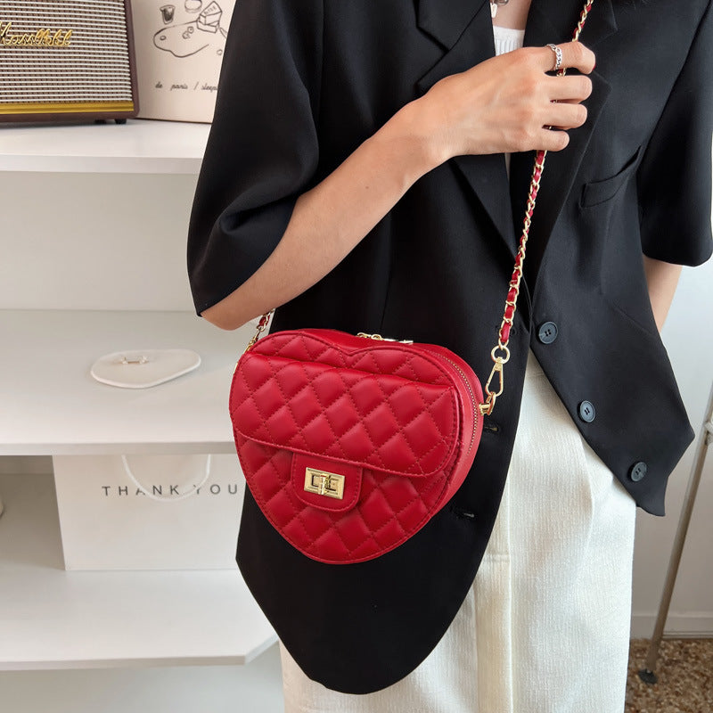 New Light Luxury Niche Love Diamond Bag