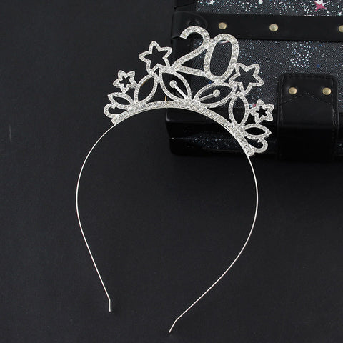 Rhinestone Hair Accessories Alloy Headband For Women Frugal Finds Galore