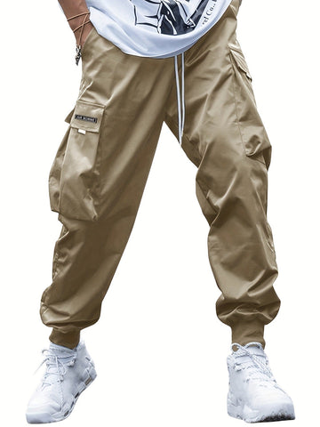 Oversized Cargo Multi-pocket Men's Casual Pants Frugal Finds Galore