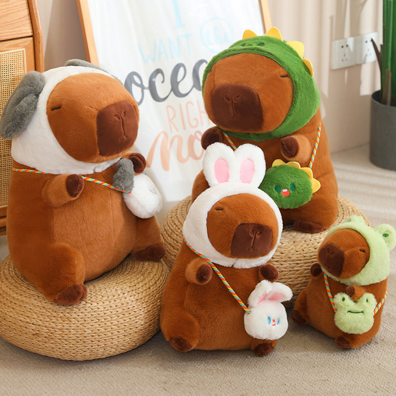 Shapeless Capabala Doll Rabbit Plush Toy Capybara Doll Peripheral Cute Ragdoll