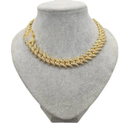 Alloy Dragon Tooth 16mm Cuban Link Necklace Frugal Finds Galore
