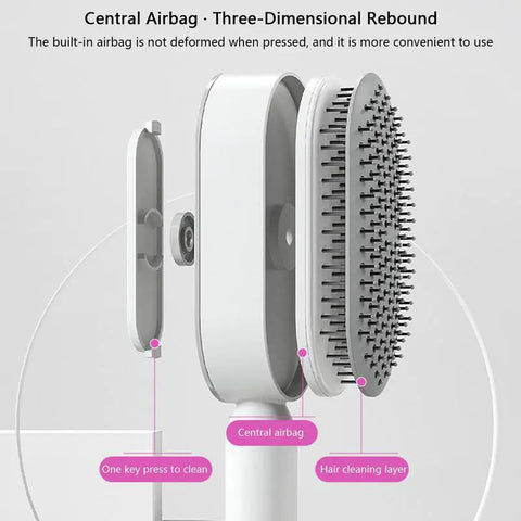 Quick-Clean Air Cushion Hair Comb Frugal Finds Galore
