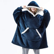 Oversized Hoodie Blanket With Sleeves Sweatshirt Frugal Finds Galore
