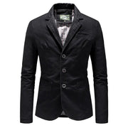 Men's Solid Color Single Breasted Jacket Frugal Finds Galore