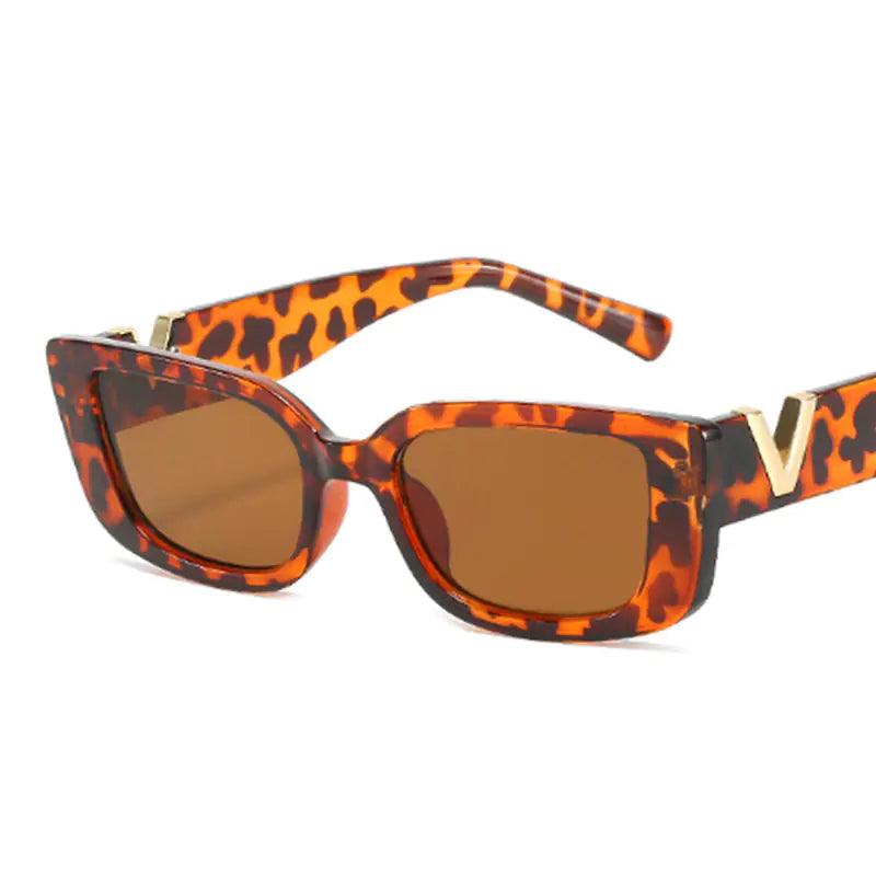 Gafas de sol retro rectangulares