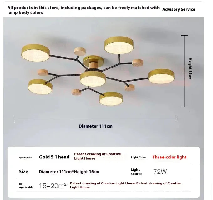 Living Room Ceiling Lamp Modern Minimalist Creative Lamps