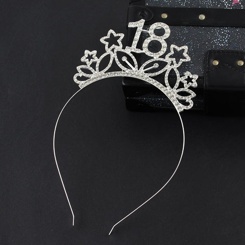Rhinestone Hair Accessories Alloy Headband For Women Frugal Finds Galore