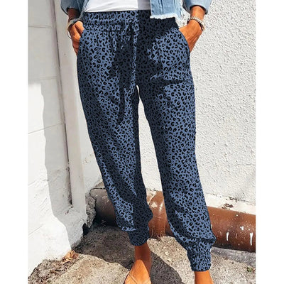High-Waist Leopard Joggers Frugal Finds Galore