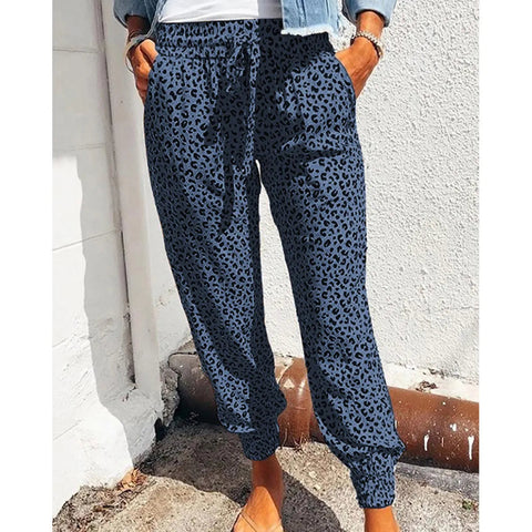 High-Waist Leopard Joggers Frugal Finds Galore