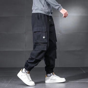 Multi-pocket Cargo Pants Men's Plus Size Loose Casual Pants Frugal Finds Galore