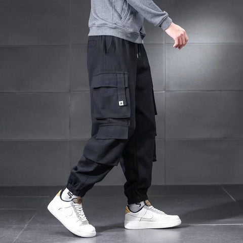 Multi-pocket Cargo Pants Men's Plus Size Loose Casual Pants Frugal Finds Galore