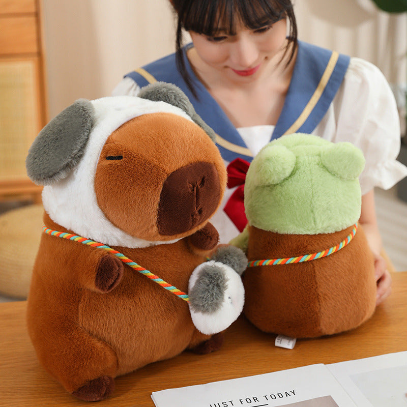 Shapeless Capabala Doll Rabbit Plush Toy Capybara Doll Peripheral Cute Ragdoll