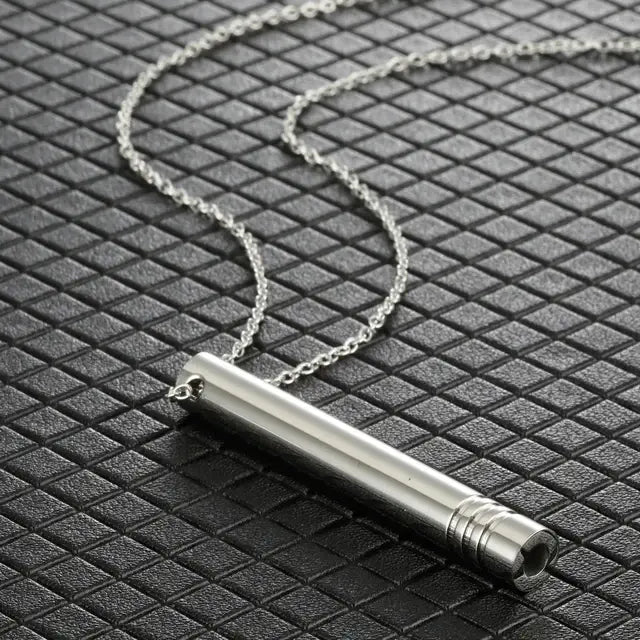 Breathable Anxiety Necklace In Stainless Steel