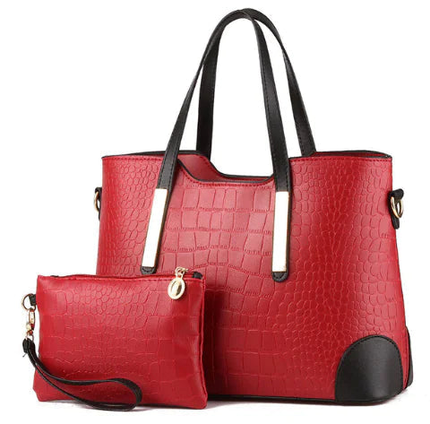 Color Block Shoulder Bag, Tote and Crossbody Bag Frugal Finds Galore