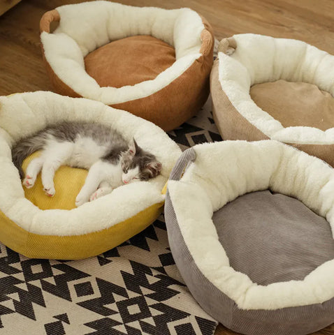 Plush Pet Nest Bed Frugal Finds Galore