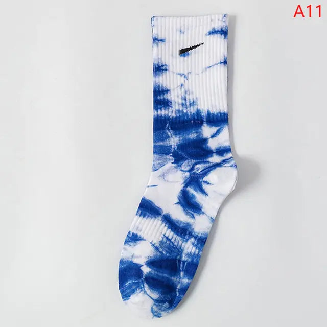 Women Tie-Dye Tube Socks