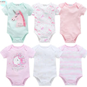Baby Onesie Set, 6 Pieces Short Sleeve Outfit Frugal Finds Galore