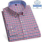 Men's Long-sleeved Cotton Shirt Business Casual Slim-fitting Shirt Frugal Finds Galore