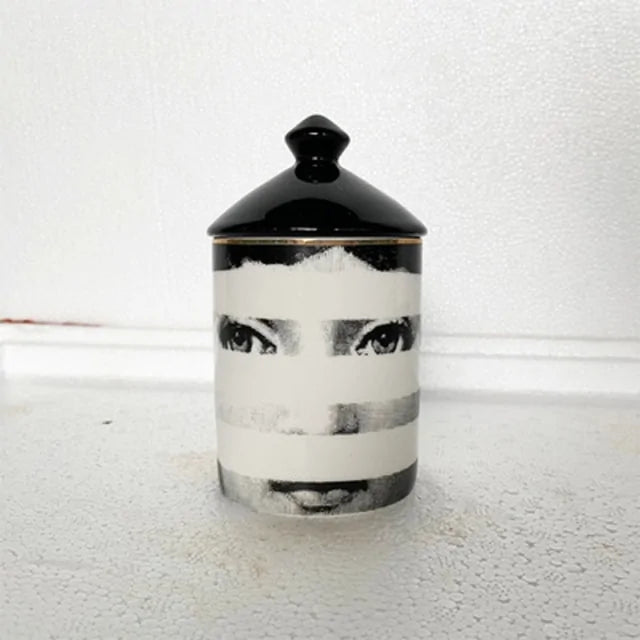 Ceramic Candle Holder Jar