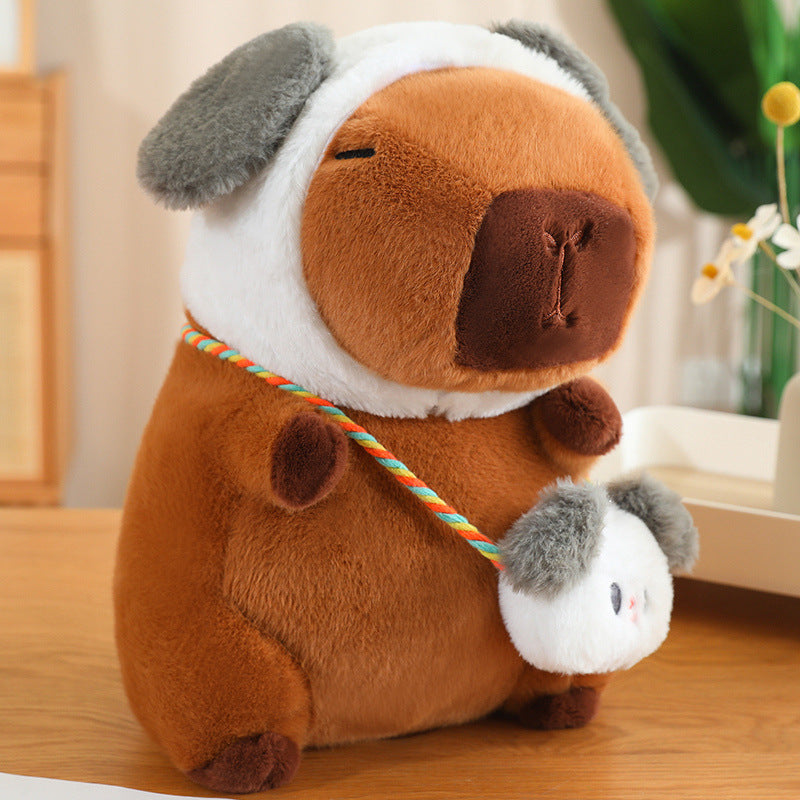Shapeless Capabala Doll Rabbit Plush Toy Capybara Doll Peripheral Cute Ragdoll
