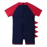 Cute Toddler Boy's One-Piece Sunscreen Swimsuit Frugal Finds Galore