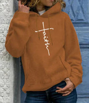 Faith Printed Hoodie Frugal Finds Galore