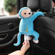 Monkey Tissue Box for Car Seat Back - Hanging Design Frugal Finds Galore