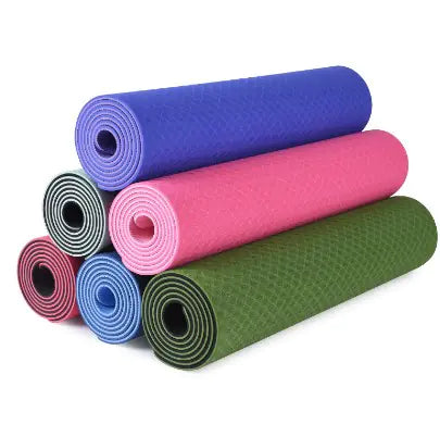 Double Layer Yoga Mat for Fitness and Exercise Frugal Finds Galore