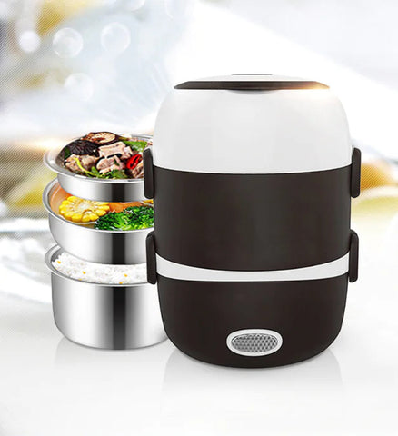 Multi-Function Electric Lunch Box and Mini Rice Cooker Frugal Finds Galore