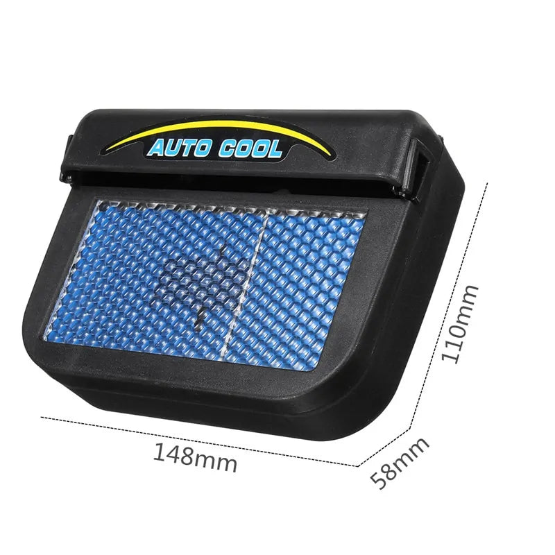 Solar-Powered Car Ventilation Fan