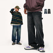 Men's Fashion Retro Loose Straight Leg Jeans Frugal Finds Galore