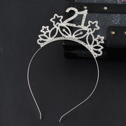 Rhinestone Hair Accessories Alloy Headband For Women Frugal Finds Galore