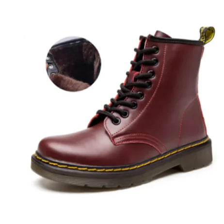 Low-Heeled Leather Martin Boots Frugal Finds Galore