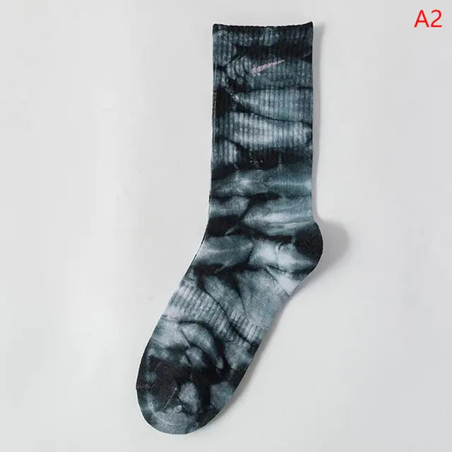 Women Tie-Dye Tube Socks