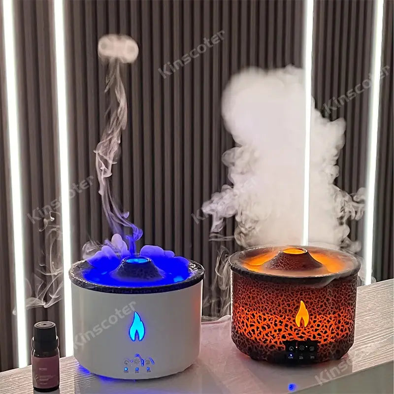 KINSCOTER Volcano Flame Aroma Diffuser