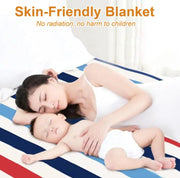 Striped Electric Blanket - 110V Frugal Finds Galore