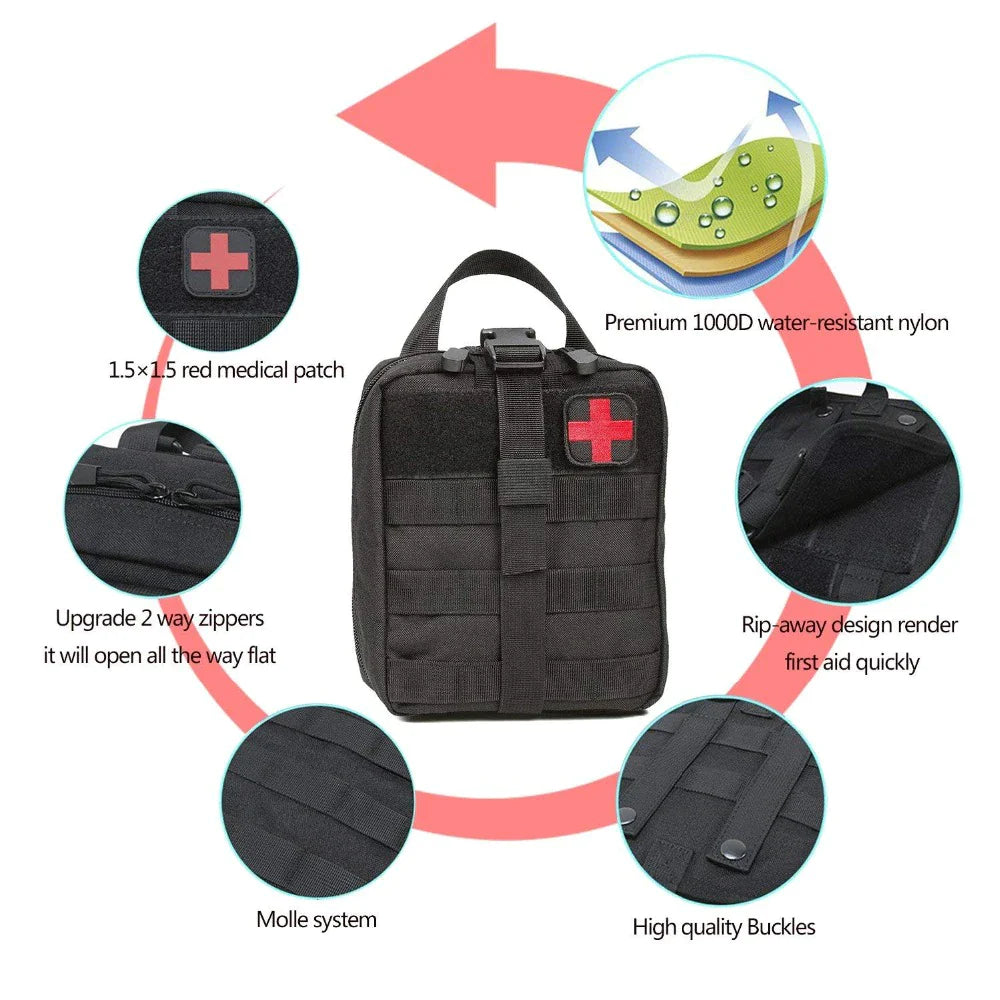 First Aid Kit Medical IFAK Survival Emergency Bag