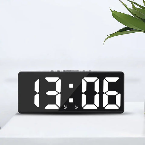 Multi-Function LED Alarm Clock with Temperature Display Frugal Finds Galore